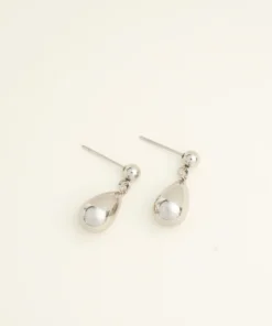 Dorothy Water Drop Earrings (Silver)