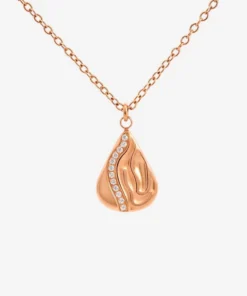 Merielle Titanium Pendant Chain Necklace