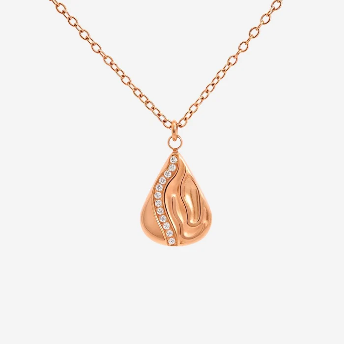Merielle Titanium Pendant Chain Necklace