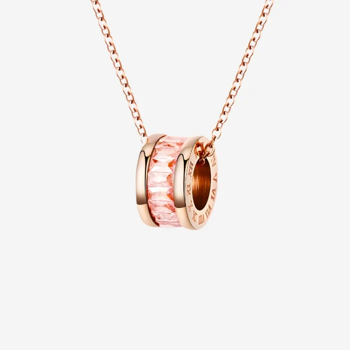 Oceane Cryolite Roman Numeric Necklace